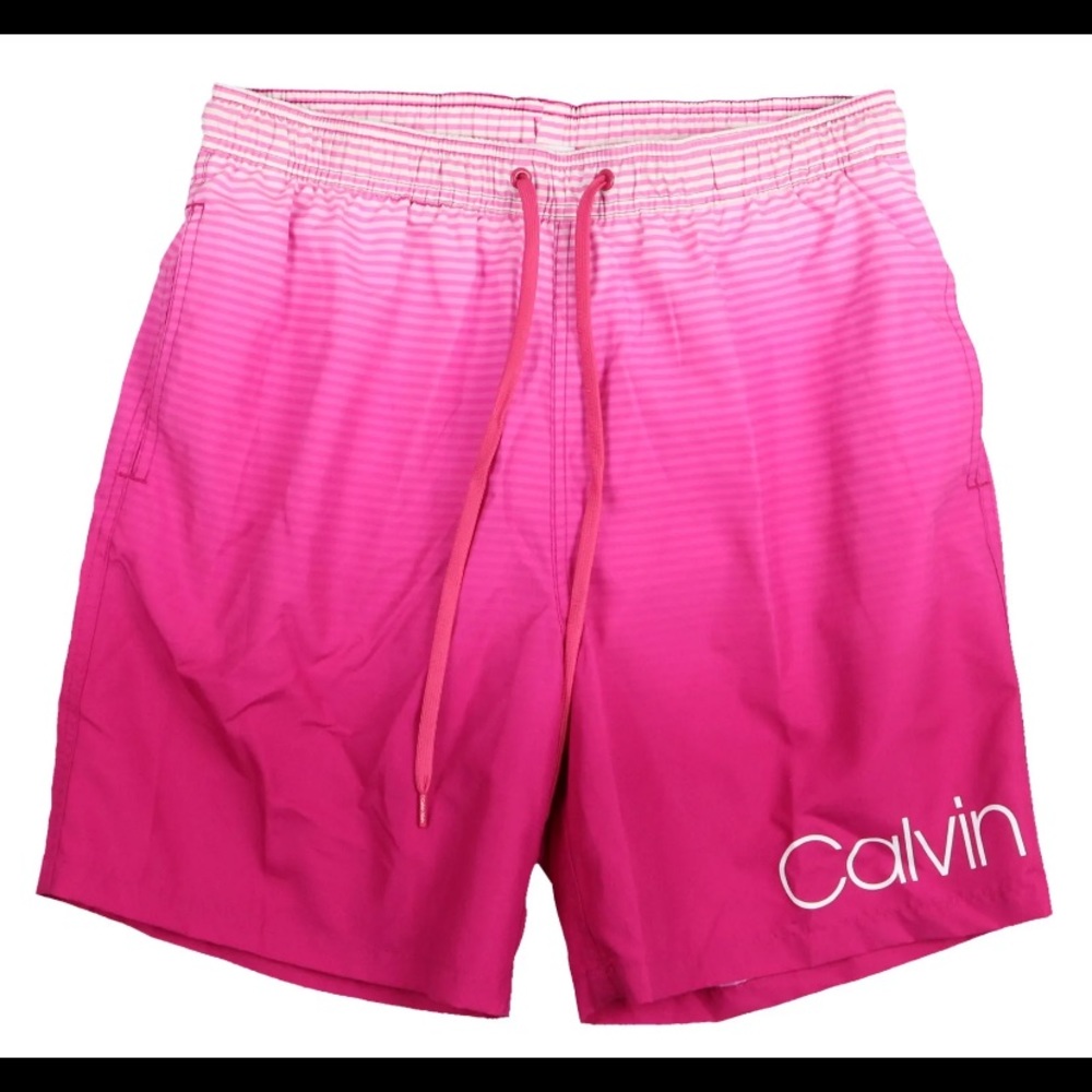 Calvin Klein Ombre 7" Swim Trunks Pink